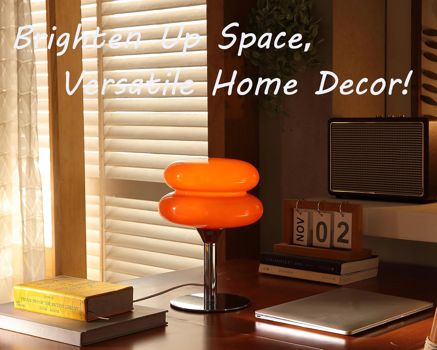 Mushroom Lamp Table Lamp for Night Stands,Mid Century Modern Desk Lamps for Bedroom, Vintage Dimmable Bedside Small Lamps, Cute Cool Home Room Aesthetic Decor for Living Room